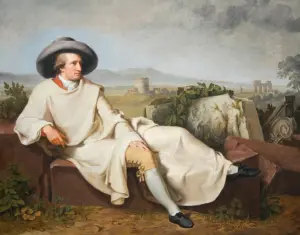Goethe in the Roman Campagna, by Johann Tischbein, 1787