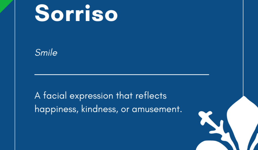 Italian Word of the Day! – Sorriso