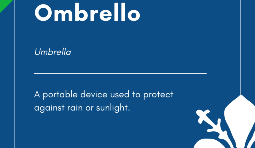 Italian Word of the Day! – Ombrello