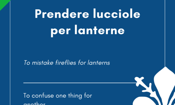 Italian Idiom of the Day! – Prendere lucciole per lanterne